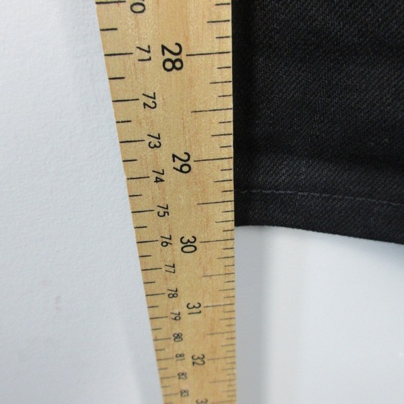 Simon Miller Black Macon Narrow Jeans Men 30x34 Black Cotton Denim 622 - Picture 10 of 11